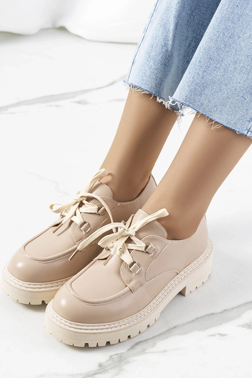 Pieskové dámske poltopánky, „Labour"