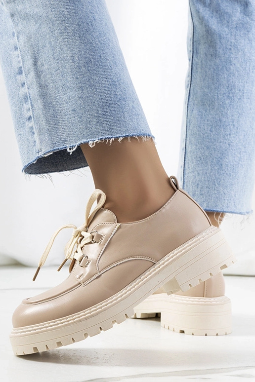 Pieskové dámske poltopánky, „Labour"