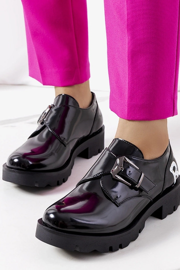 Čierne topánky Lens