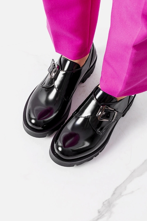 Čierne topánky Lens