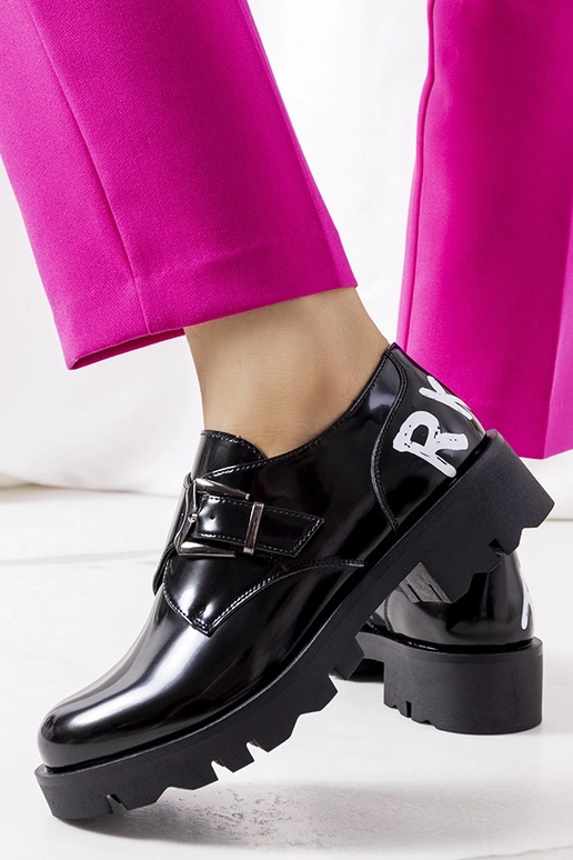 Čierne topánky Lens