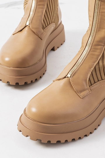 Hnedé členkové čižmy so... 2