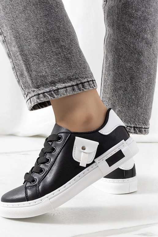 Čierne dámske športové topánky, „Frame"