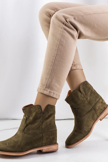 Zelené členkové čižmy s...