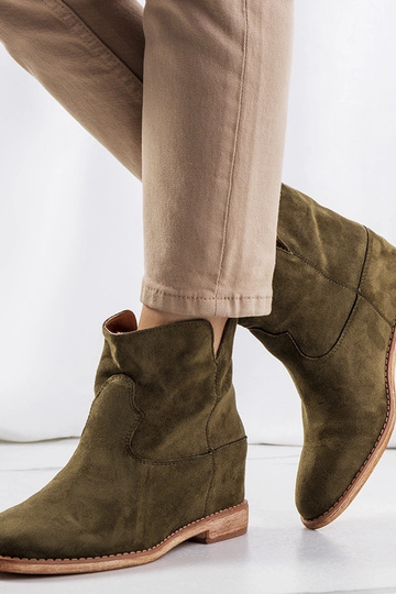 Zelené členkové čižmy s... 2