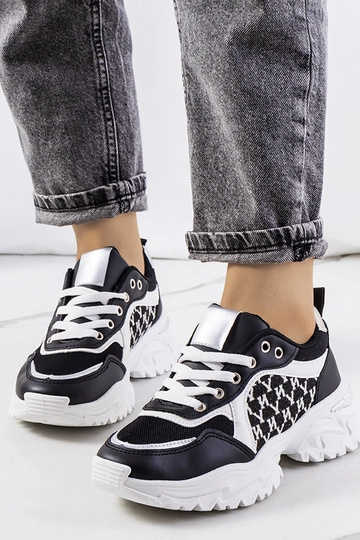 Čiernobiele dámske tenisky...