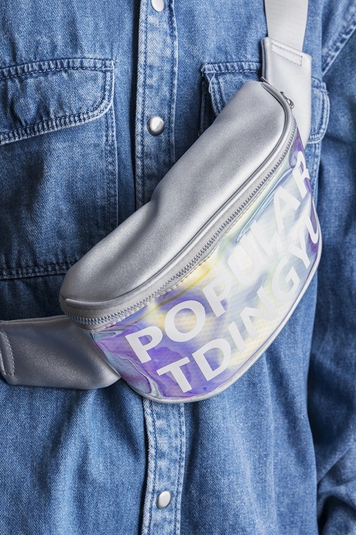 Strieborná dámska taška Betim