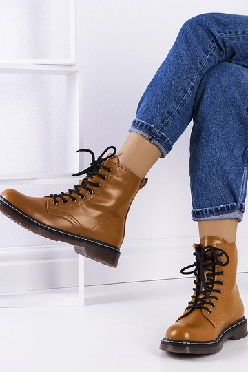 Hnedé bojové topánky Narfolk 2