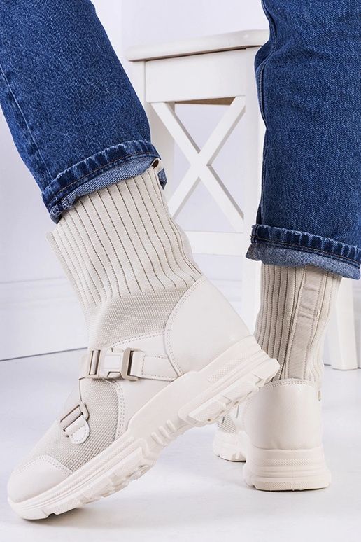 Béžové tenisky Saker