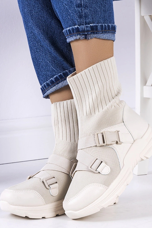 Béžové tenisky Saker