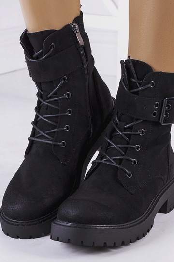 Čierne šnurovacie dámske...