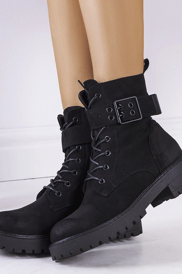 Čierne šnurovacie dámske... 2