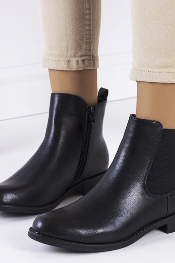 Čierne kotníkové topánky,... 2