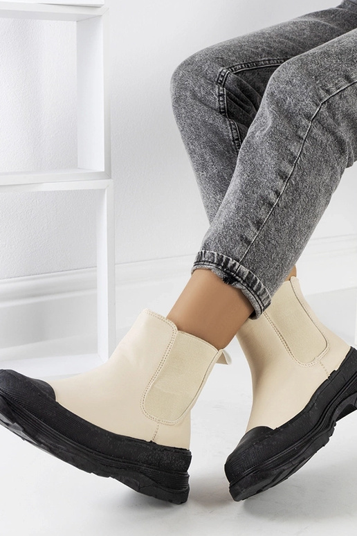 Pieskové topánky z umelej kože Loree