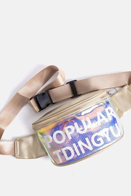 Dámska zlatá kabelka Betim