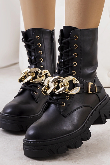 Čierne členkové čižmy Laboy...