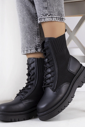 Čierne členkové čižmy s... 2