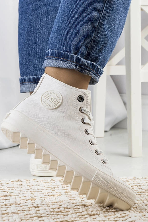 Biele zateplené tenisky Big Star...