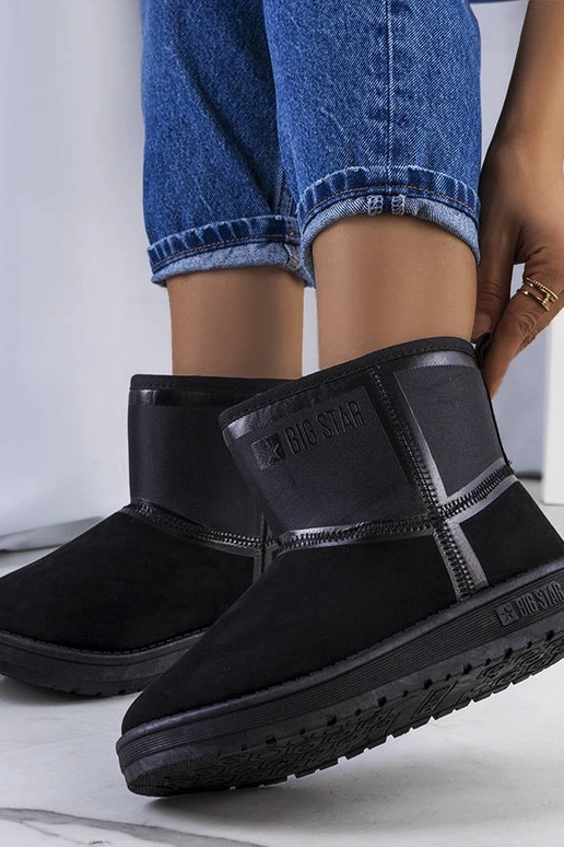 Čierne dámske snehule KK274614-906