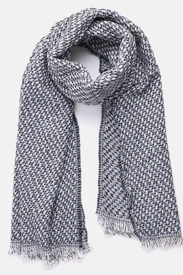 Modro-biely šál, „Aria"