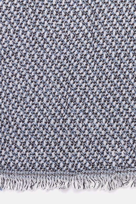 Modro-biely šál, „Aria"