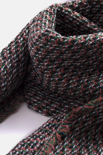 Aria zelený oranžový šál 2