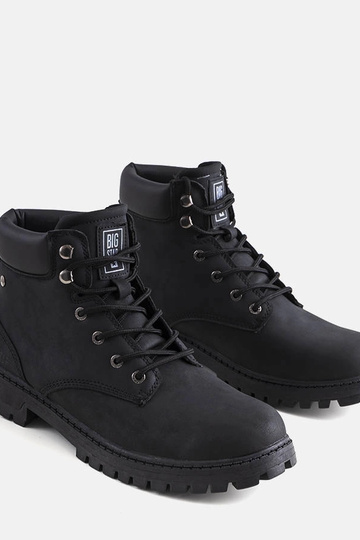 Čierne pánske čižmy Big... 2