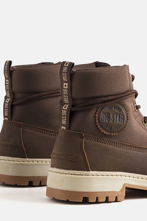 Hnedé pánske čižmy Big Star KK174204-804