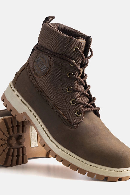Hnedé pánske čižmy Big Star KK174204-804