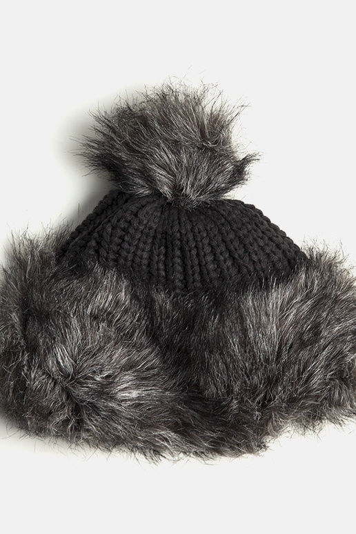 Čiapka Leola Grey Pompom
