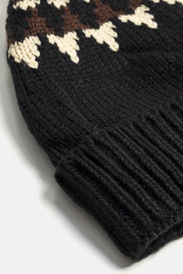 Čierny klobúk so vzormi Abner 2