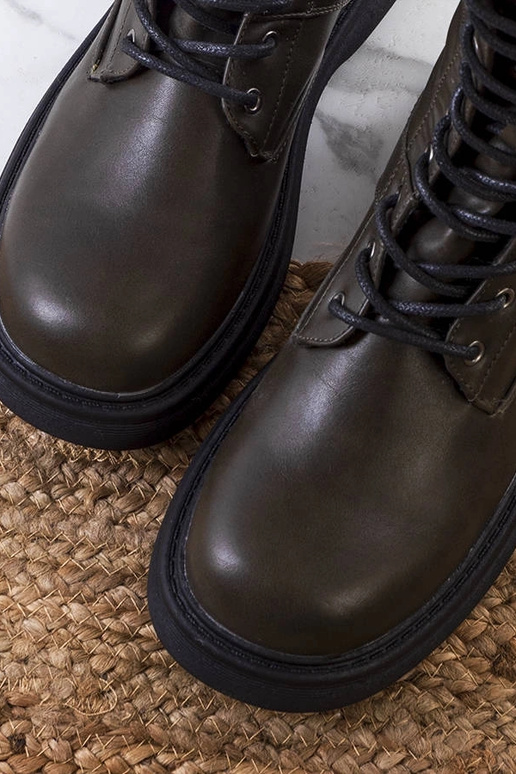 Zelené dámske turistické topánky Costel