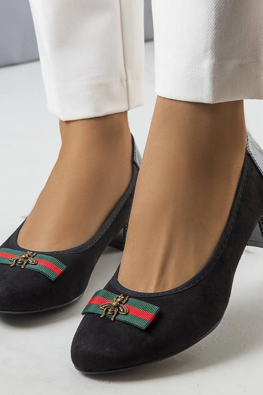 Čierne lodičky Manelia