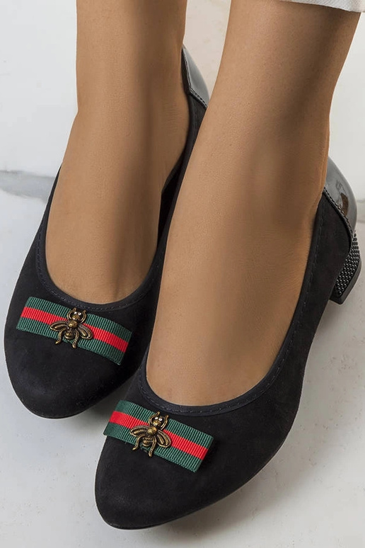 Čierne lodičky Manelia