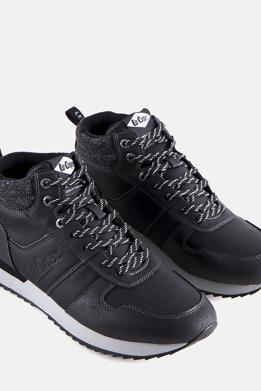 Čierne zimné turistické topánky,...