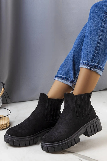 Čierne zateplené členkové... 2