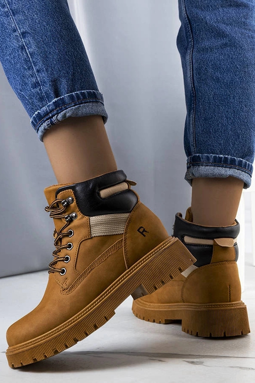 Hnedé zateplené čižmy Nadel