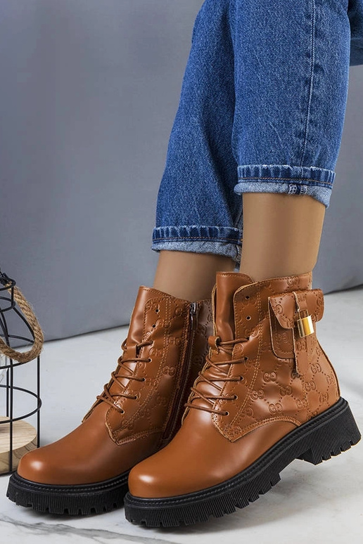 Hnedé zateplené čižmy na zachytávanie...