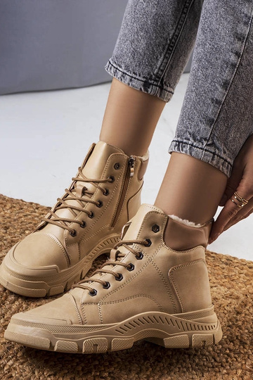 Hnedé zateplené čižmy Dinto 2