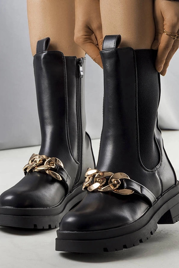 Čierne zateplené členkové...