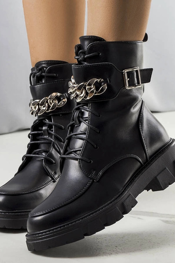 Čierne zateplené čižmy Timur