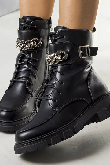 Čierne zateplené čižmy Timur 2