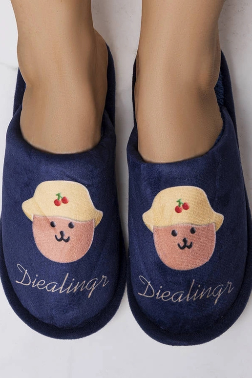 Námornícko modré mäkké papuče Dialings