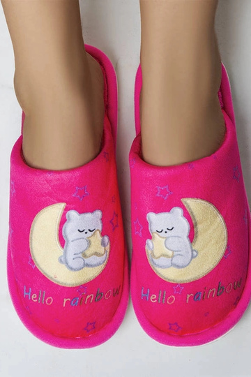 Neónovo ružové mäkké dúhové... 2