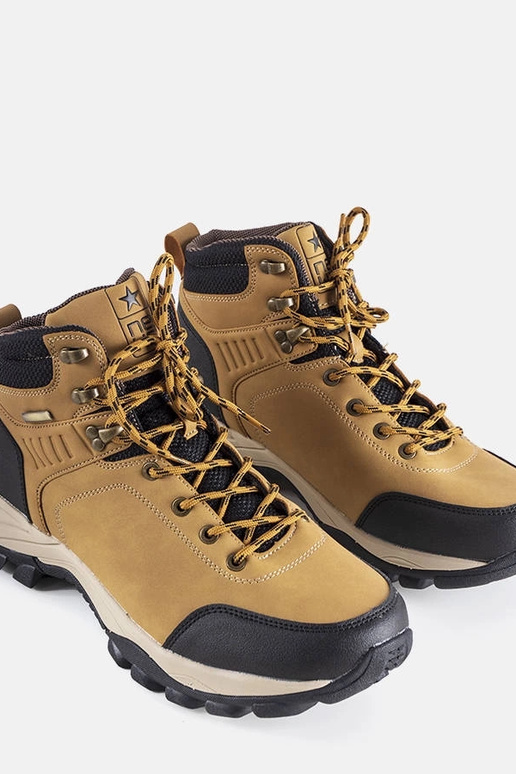 Hnedé zimné pánske turistické...