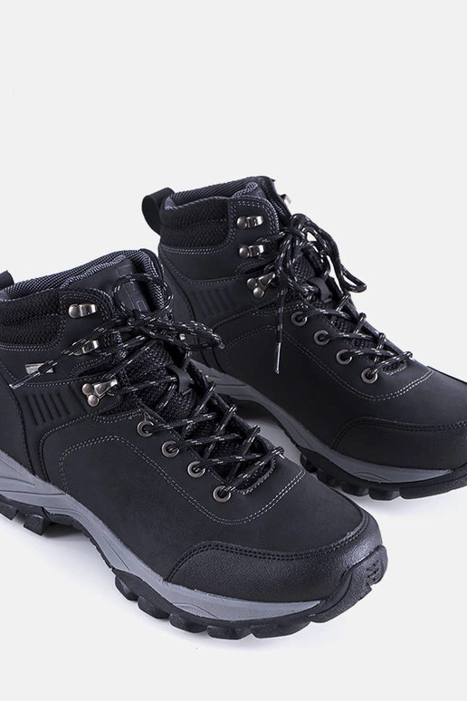 Čierne zimné pánske turistické...