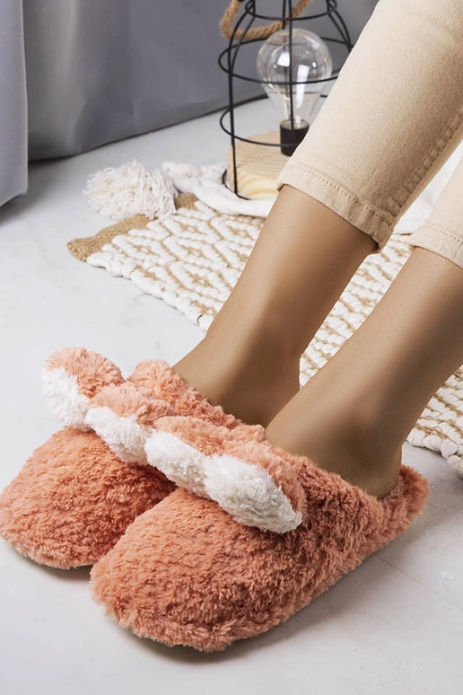 Rabit tmavoružové mäkké papuče