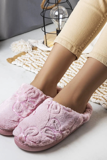 Maren ružové mäkké papuče