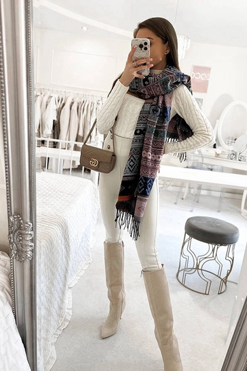 Oranžová šatka Kobe