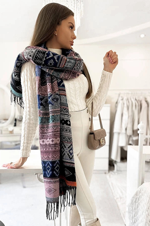 Oranžová šatka Kobe